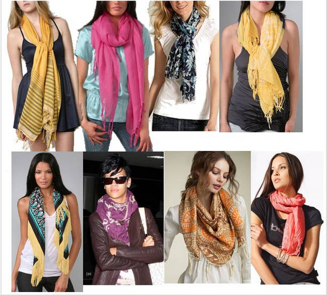 Хотите выглядеть стильно с новым шарфом или платком? Мы поможем!